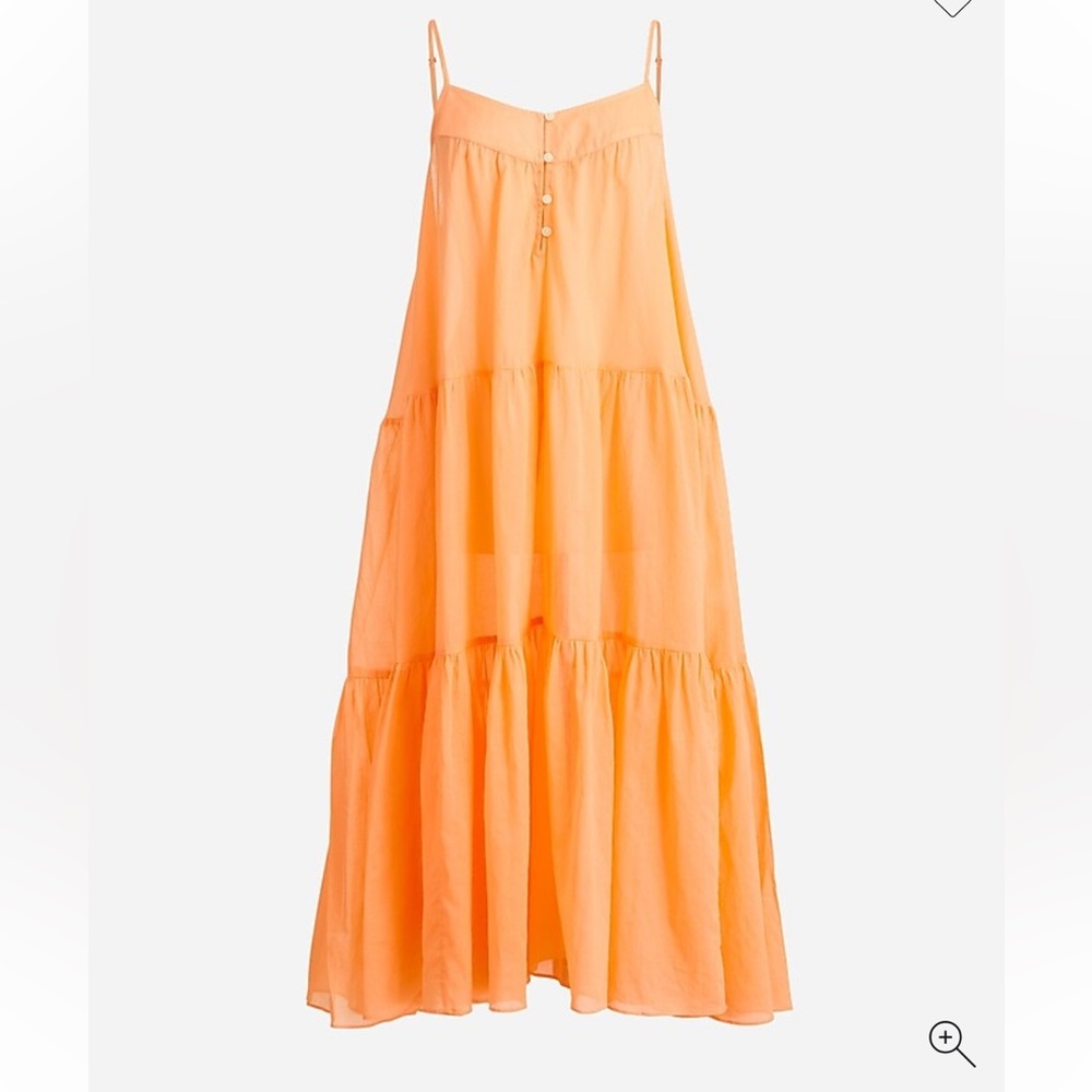 J Crew Tiered button-front cover-up dress - Size Large